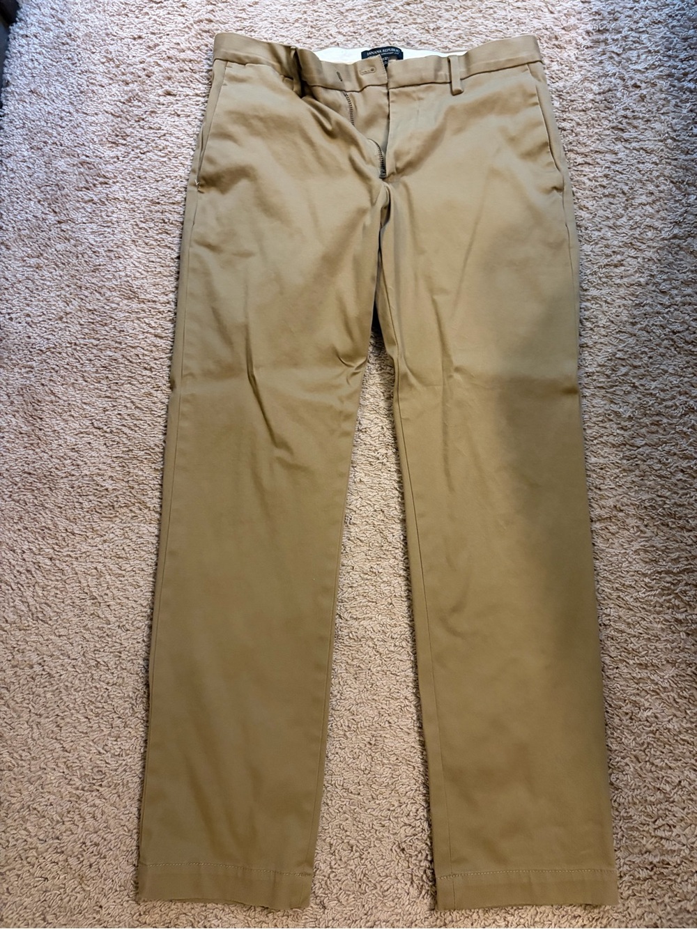 Banana Republic Men's Tan Chinos - Emerson Straight Fit